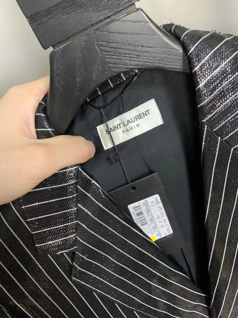 Saint Laurent Paris Saint Laurent FW2016 Striped Blazer Size US S / EU 44-46 / 1 - 2 Thumbnail