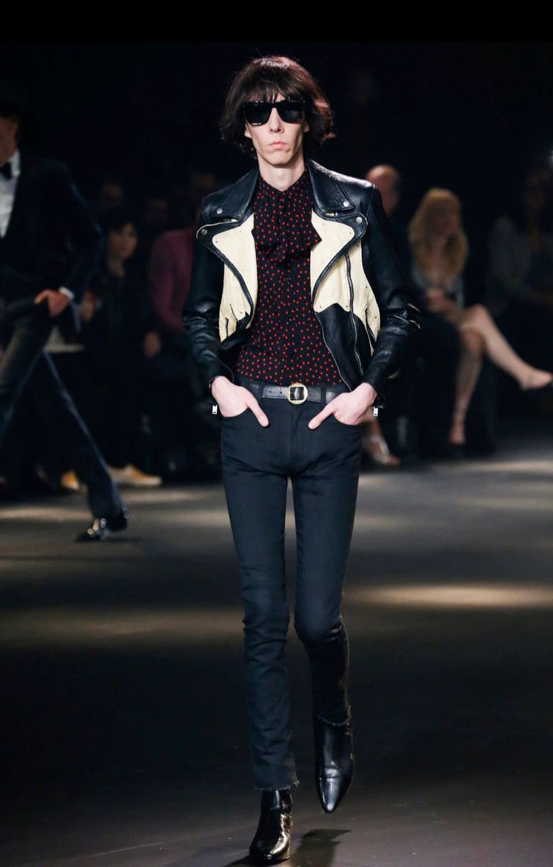 Saint Laurent Paris Saint Laurent Leather Snake Pattern Jacket Size US M / EU 48-50 / 2 - 4 Thumbnail