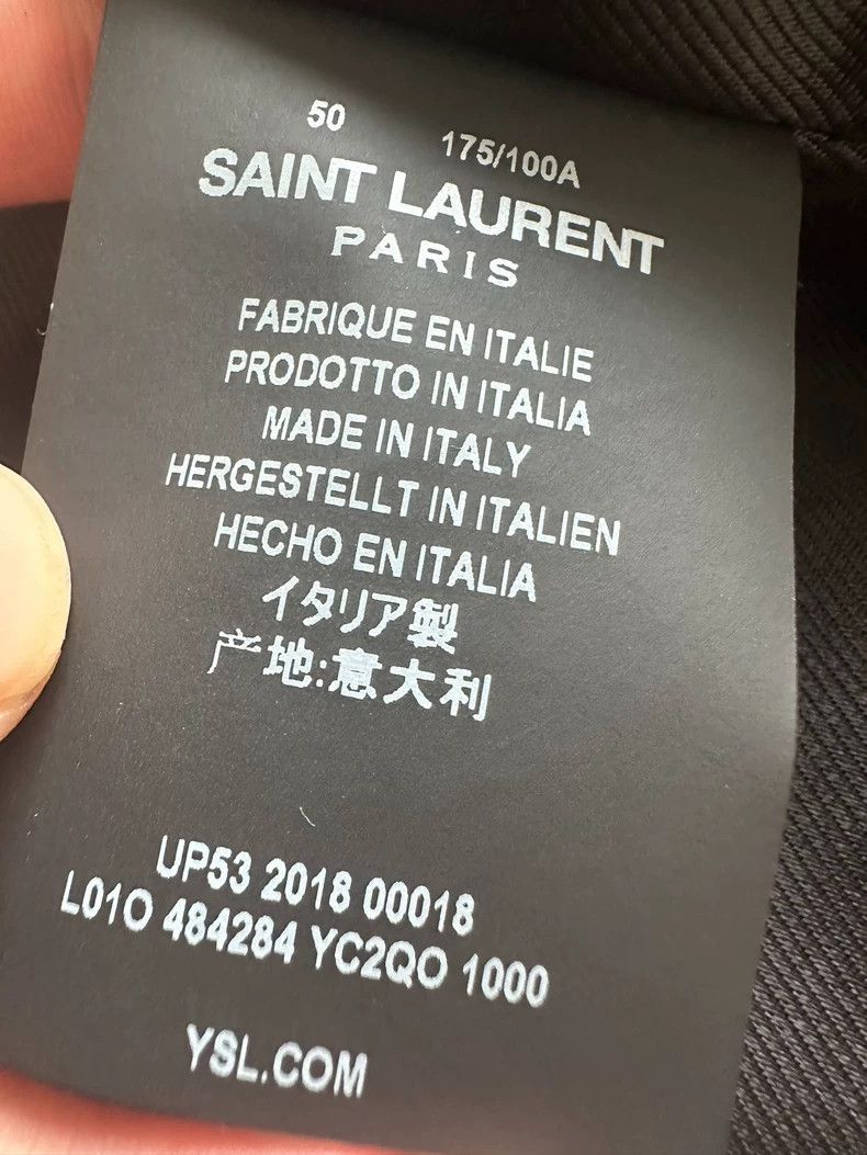Saint Laurent Paris Saint Laurent Leather Moto Jacket Size US L / EU 52-54 / 3 - 4 Thumbnail