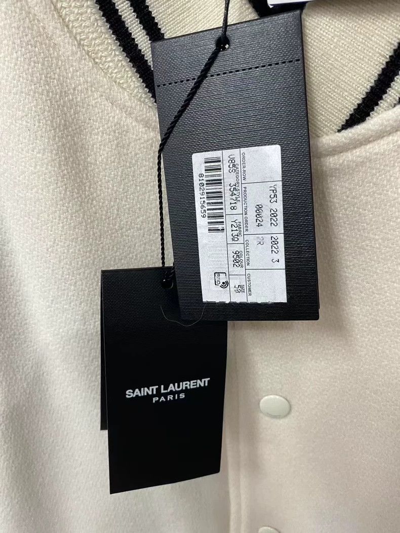 Saint Laurent Paris Saint Laurent Paris SLP Varsity Jacket Size US L / EU 52-54 / 3 - 7 Thumbnail