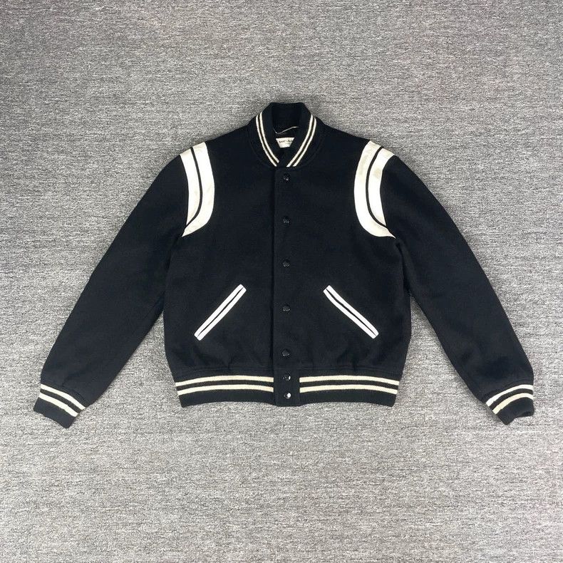 Saint Laurent Paris Saint Laurent Paris Varsity Jacket Size US L / EU 52-54 / 3 - 2 Thumbnail