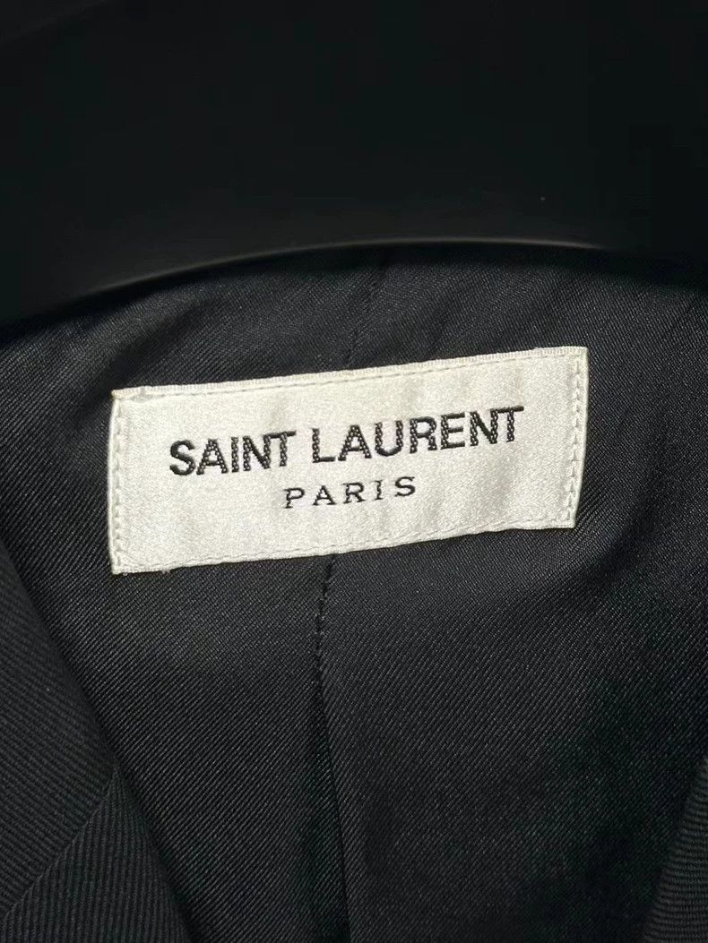 Saint Laurent Paris Saint Laurent Black Court Style Blazer Size US L / EU 52-54 / 3 - 3 Thumbnail