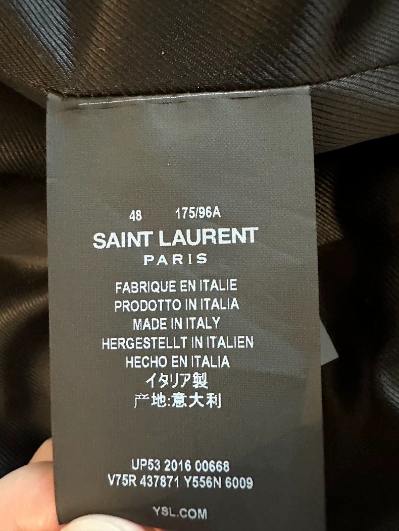 Hedi Slimane YSL SLP Red Velvet Jacket Coat Size US M / EU 48-50 / 2 - 4 Thumbnail