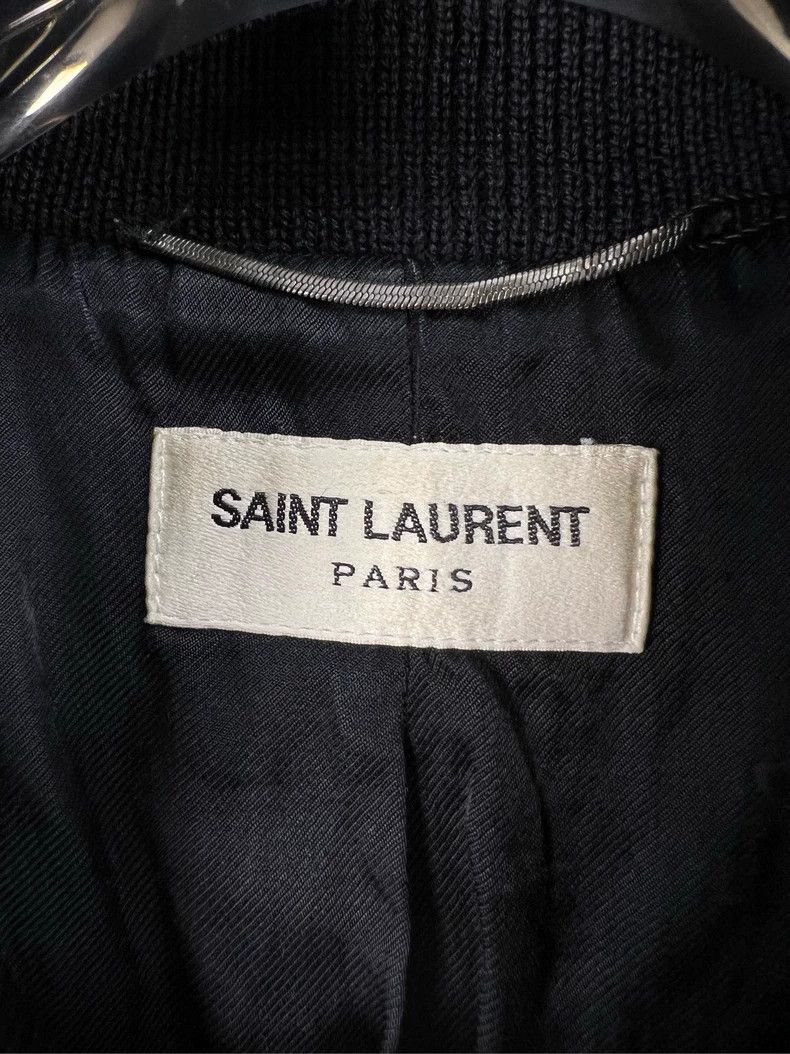 Saint Laurent Paris Saint Laurent SLP Black White Varsity Jacket Size US M / EU 48-50 / 2 - 3 Thumbnail