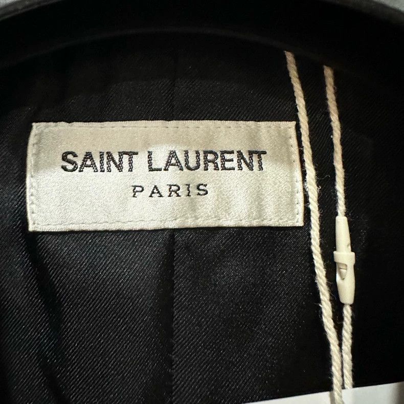 Saint Laurent Paris Saint Laurent Paris Black Smoking Blazer Size US M / EU 48-50 / 2 - 3 Thumbnail