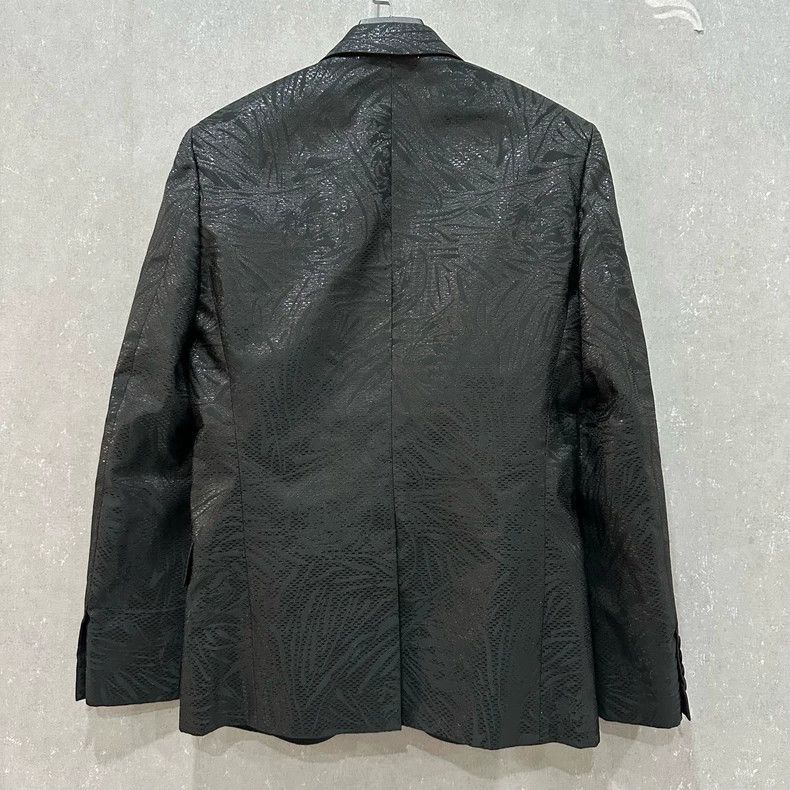Saint Laurent Paris Saint Laurent Paris Black Smoking Blazer Size US M / EU 48-50 / 2 - 2 Thumbnail