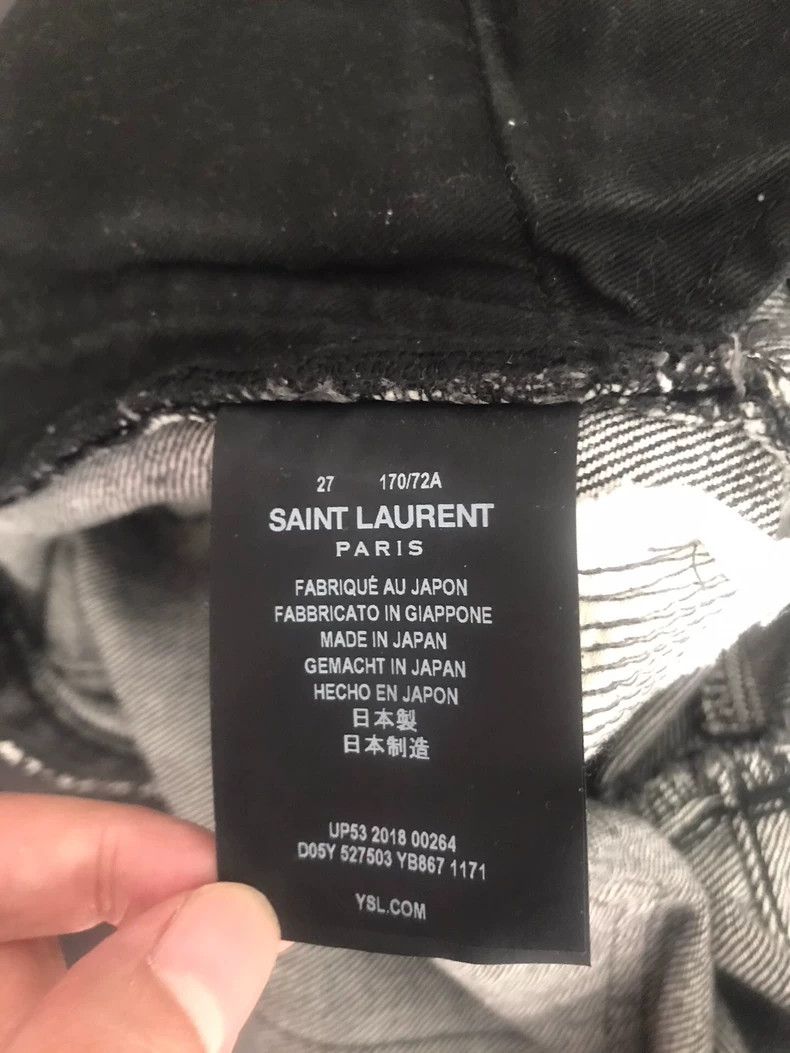 Saint Laurent Paris Saint Laurent D02 Men's Denim jeans Size US 27 - 8 Thumbnail