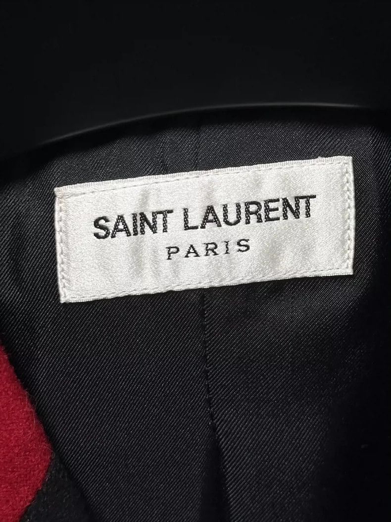 Saint Laurent Paris Saint Laurent Black Red Court Jacket Size US L / EU 52-54 / 3 - 4 Thumbnail