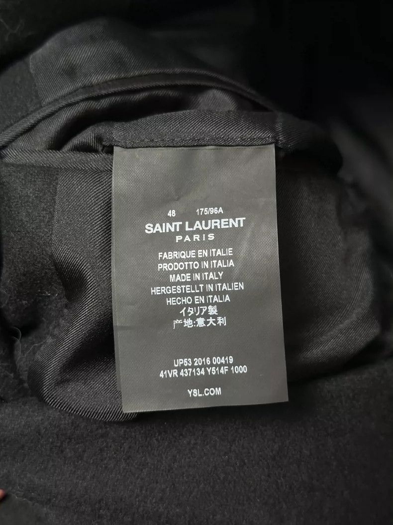 Saint Laurent Paris Saint Laurent Black Red Court Jacket Size US L / EU 52-54 / 3 - 5 Thumbnail