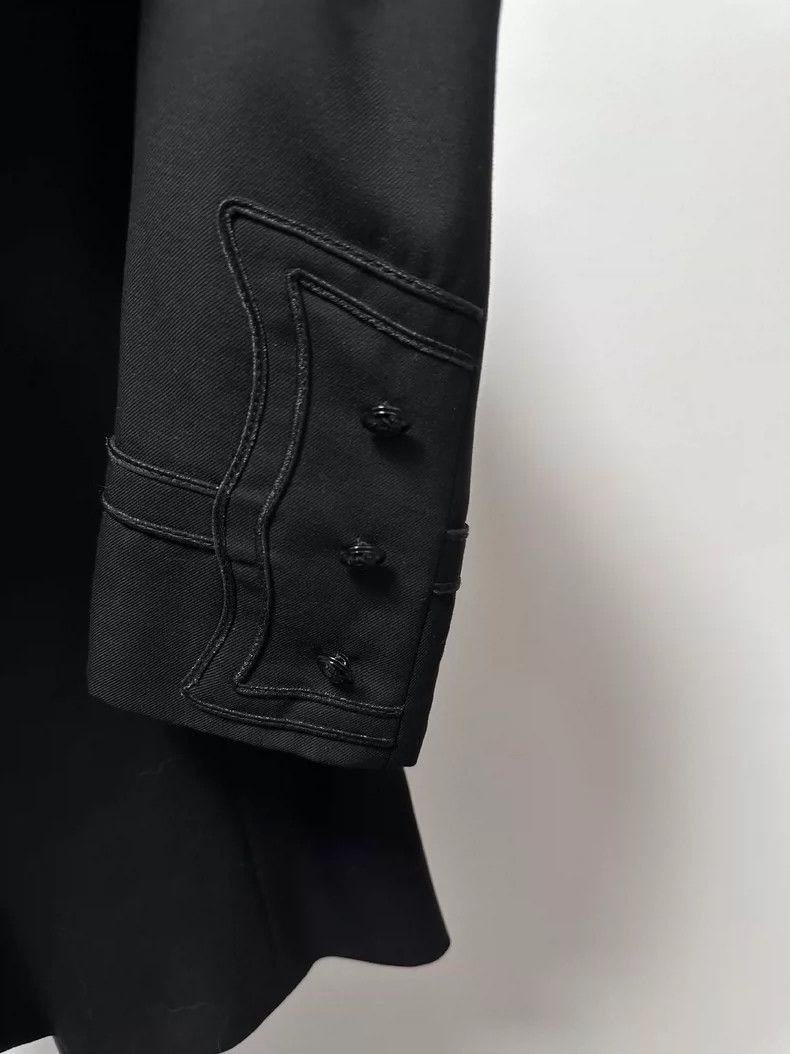Saint Laurent Paris Saint Laurent Pure Black Court Blazer Size US L / EU 52-54 / 3 - 5 Thumbnail