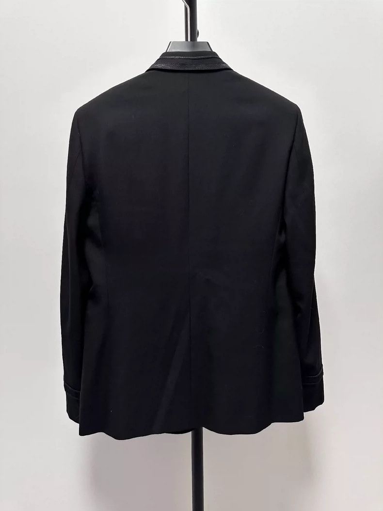 Saint Laurent Paris Saint Laurent Pure Black Court Blazer Size US L / EU 52-54 / 3 - 2 Thumbnail