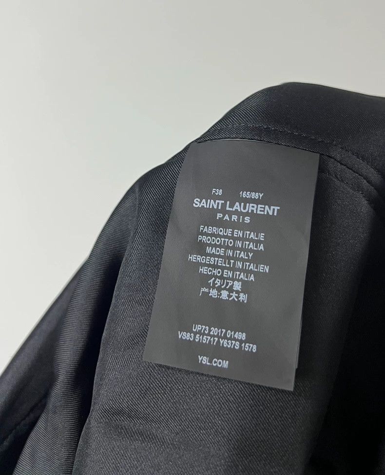 Saint Laurent Paris Saint Laurent Women's Cotton Bomber Jacket Size US M / EU 48-50 / 2 - 6 Thumbnail