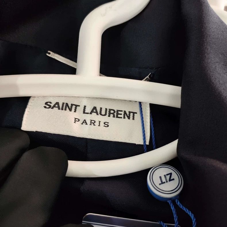 Saint Laurent Paris YSL Men's Multi-color Teddy Jacket Size US S / EU 44-46 / 1 - 3 Thumbnail