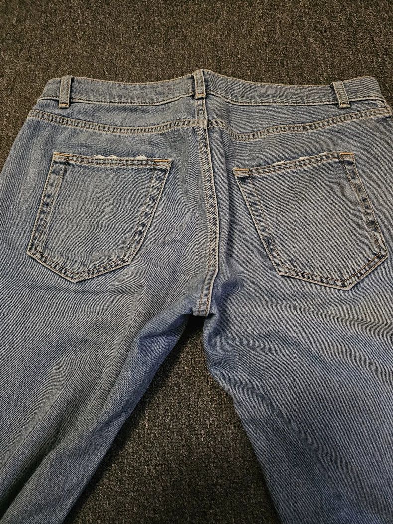 Saint Laurent Paris Saint Laurent D02 Distressed Denim Jeans Size US 31 - 5 Thumbnail