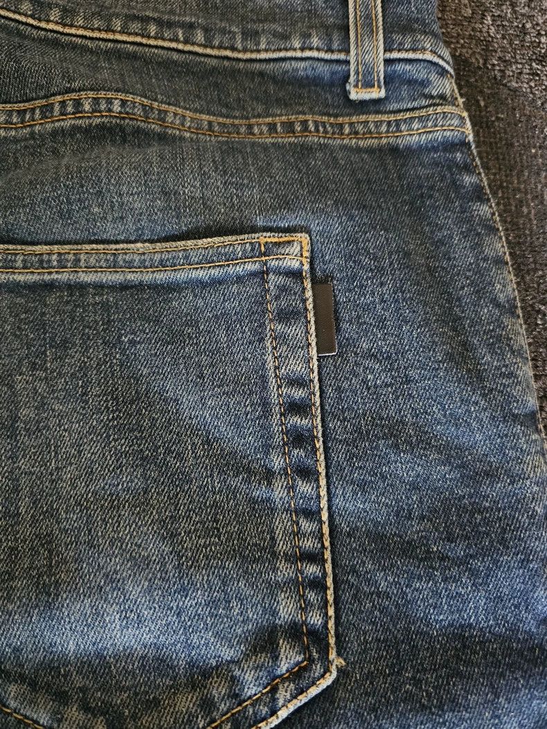 Saint Laurent Paris Saint Laurent Distressed Knee D02 Jeans Size US 31 - 5 Thumbnail