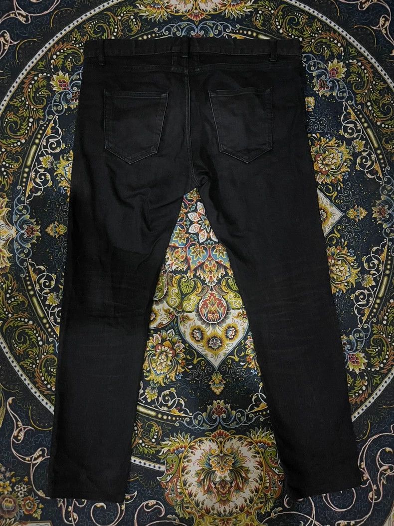 Saint Laurent Paris Saint Laurent Black Distressed Denim Jeans Size US 34 / EU 50 - 4 Thumbnail