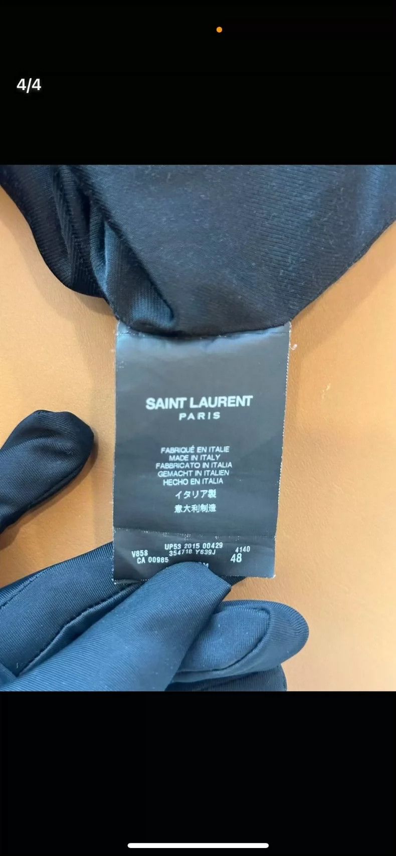 Saint Laurent Paris Saint Laurent Paris Colorblock Wool Jacket Size US L / EU 52-54 / 3 - 4 Thumbnail