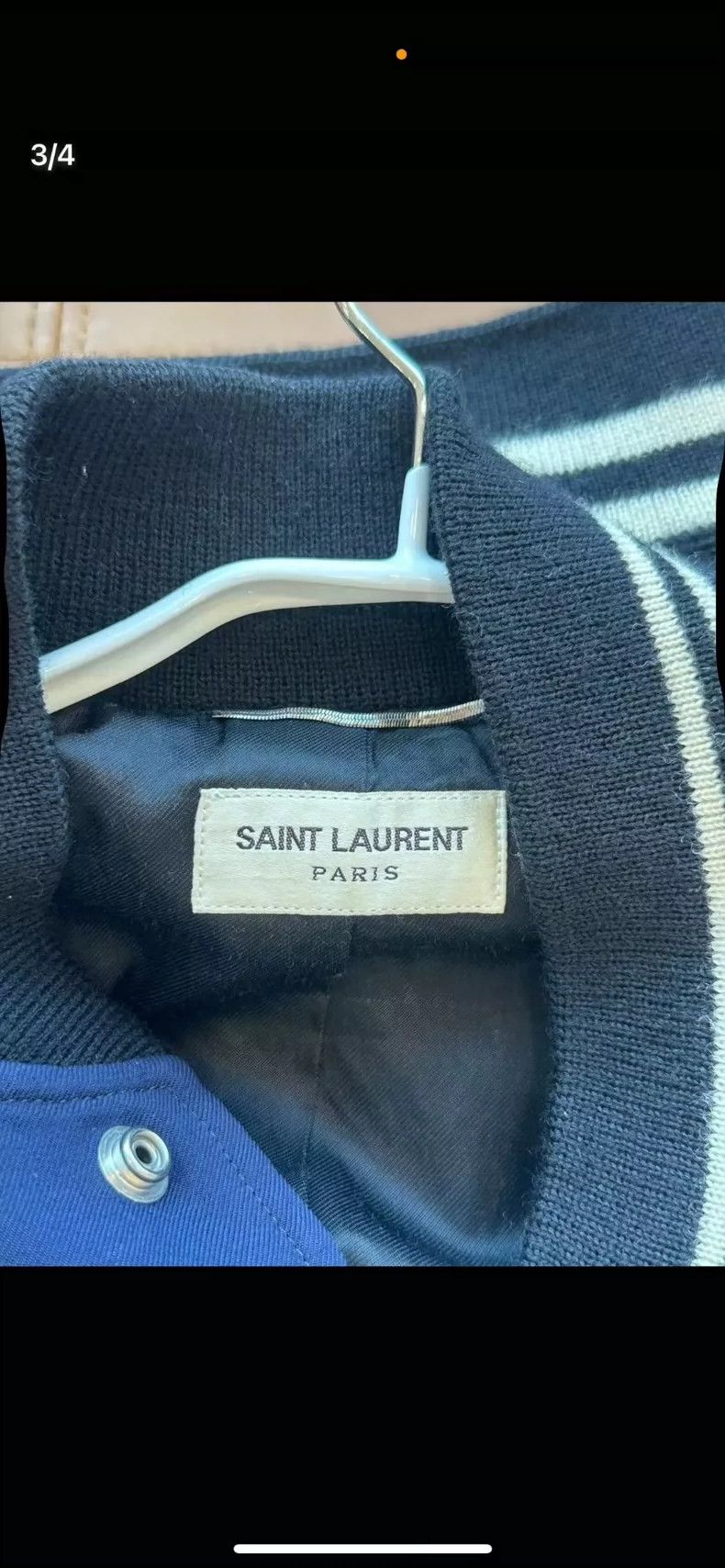 Saint Laurent Paris Saint Laurent Paris Colorblock Wool Jacket Size US L / EU 52-54 / 3 - 3 Thumbnail