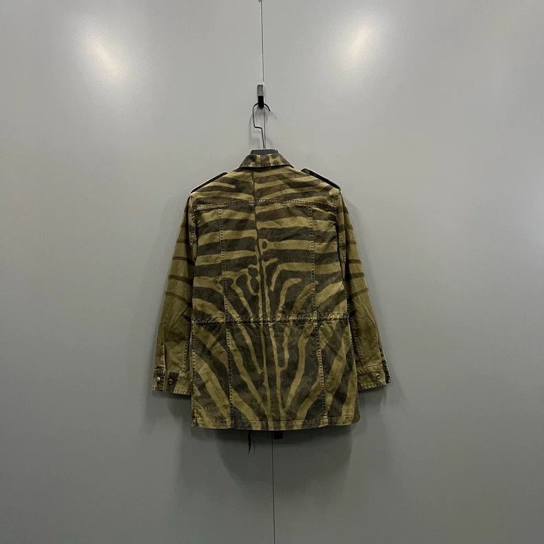 Saint Laurent Paris Saint Laurent Striped Denim Utility Jacket Size US M / EU 48-50 / 2 - 3 Thumbnail