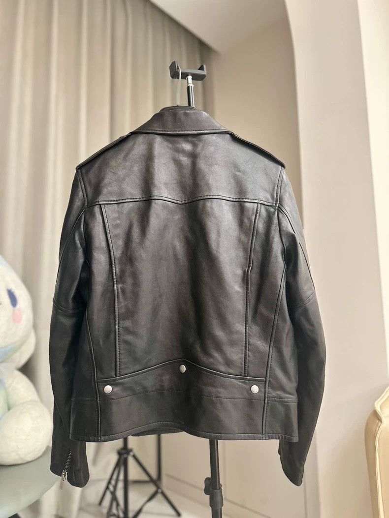 Saint Laurent Paris Saint Laurent Leather Biker Jacket Size US L / EU 52-54 / 3 - 3 Thumbnail