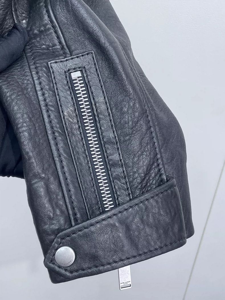 Yves Saint Laurent YSL Saint Laurent 25 New Leather Jacket Size US M / EU 48-50 / 2 - 3 Thumbnail