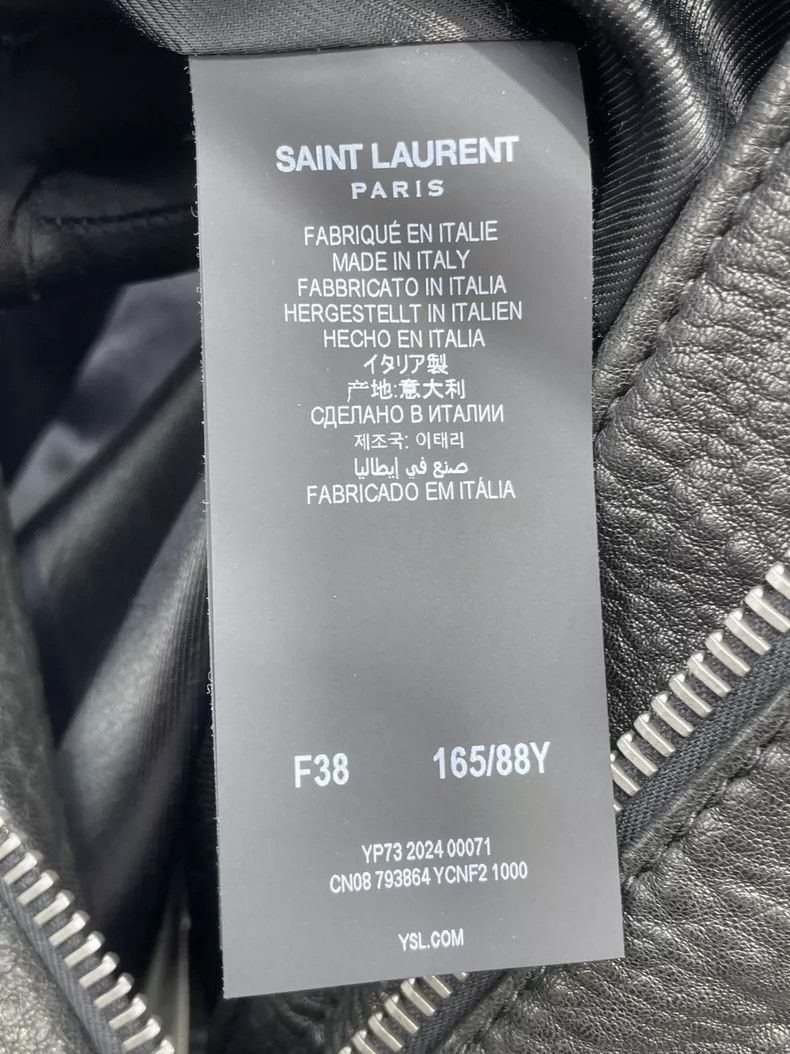 Yves Saint Laurent YSL Saint Laurent 25 New Leather Jacket Size US M / EU 48-50 / 2 - 7 Thumbnail