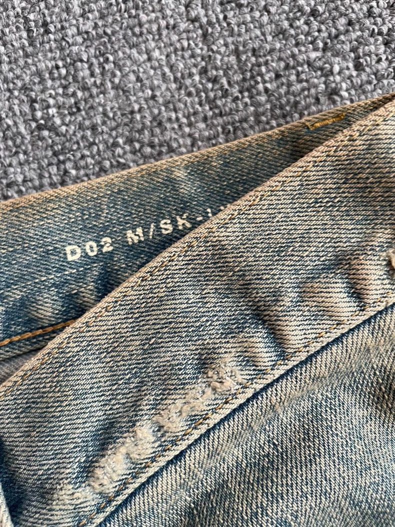 Saint Laurent Paris Saint Laurent Distressed Denim Jeans Size US 30 / EU 46 - 6 Thumbnail
