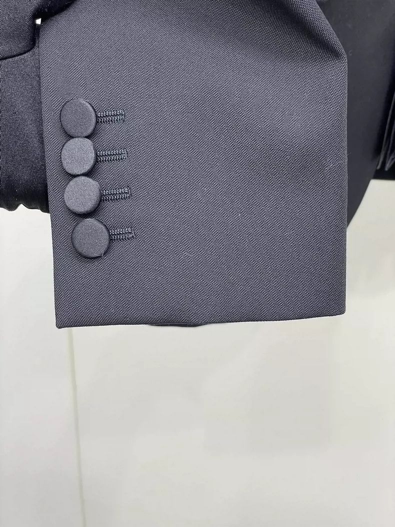 Saint Laurent Paris SAINT LAURENT Black Blazer Coat Size US M / EU 48-50 / 2 - 4 Thumbnail