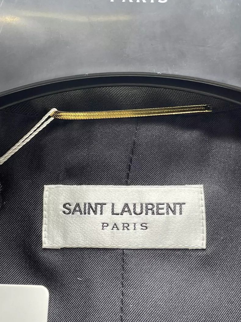 Saint Laurent Paris SAINT LAURENT Black Blazer Coat Size US M / EU 48-50 / 2 - 5 Thumbnail