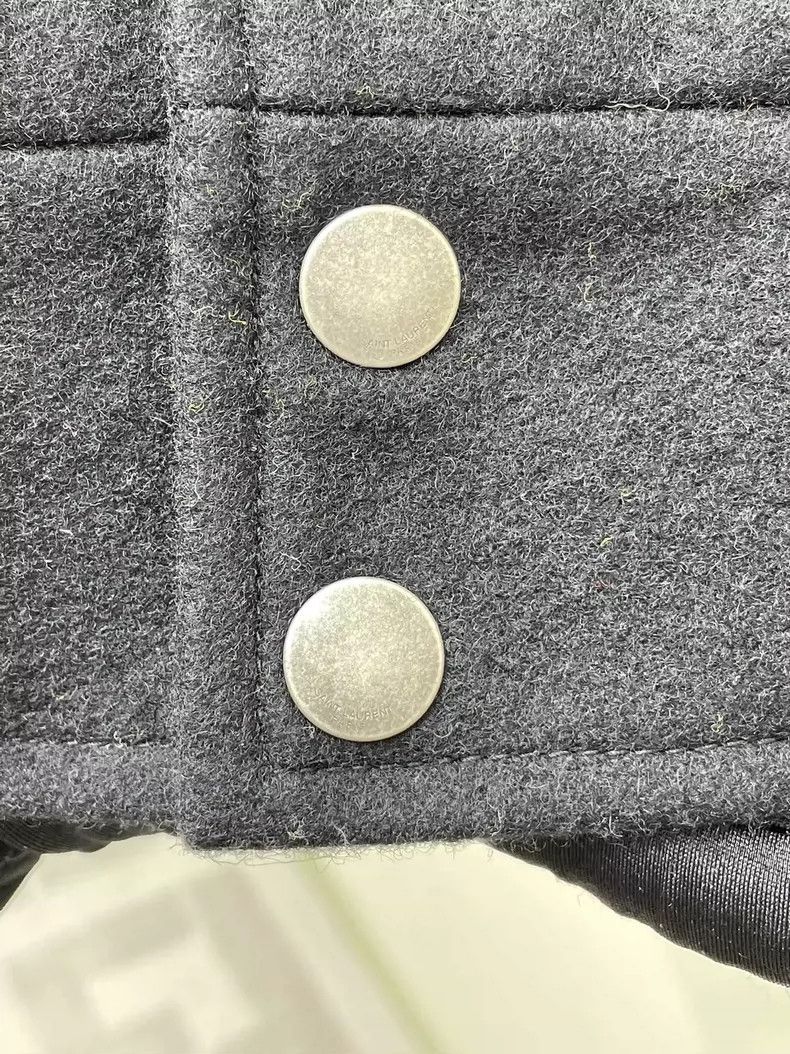 Saint Laurent Paris SAINT LAURENT Wool Bomber Jacket Size US XS / EU 42 / 0 - 3 Thumbnail