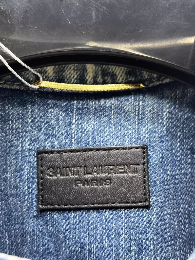 Saint Laurent Paris SAINT LAURENT Anchor Denim Jacket Size US S / EU 44-46 / 1 - 5 Thumbnail