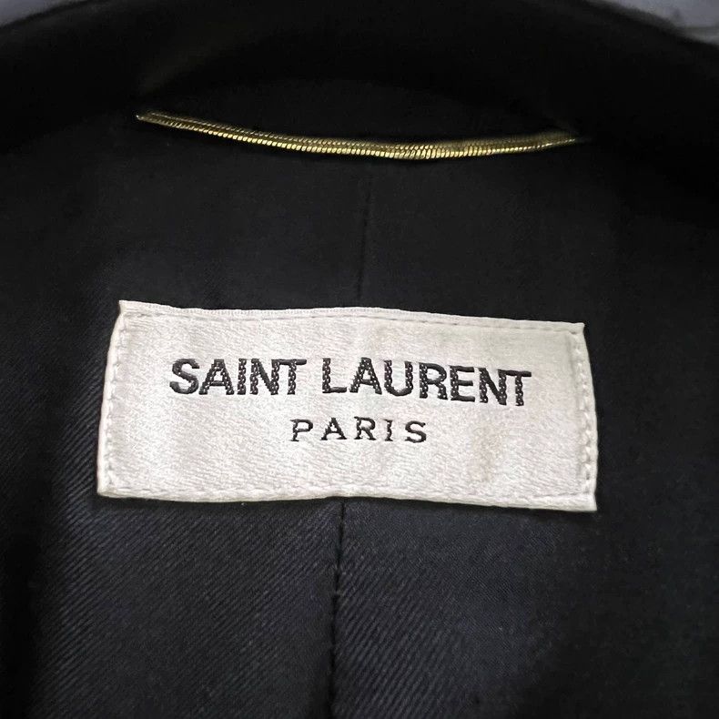 Saint Laurent Paris Saint Laurent Gold Thread Embroidered Blazer Size US M / EU 48-50 / 2 - 3 Thumbnail
