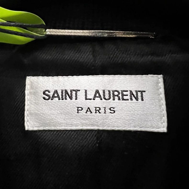 Saint Laurent Paris Saint Laurent Back Letter Embroidery Bomber Jacket Size US L / EU 52-54 / 3 - 4 Thumbnail