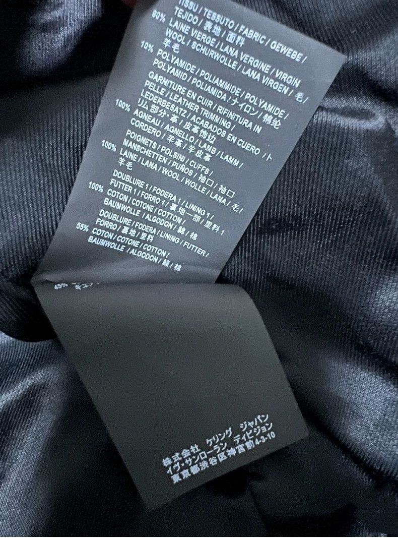 Saint Laurent Paris Saint Laurent Classic Black and White Baseball Jacket Coat Size US XS / EU 42 / 0 - 3 Thumbnail