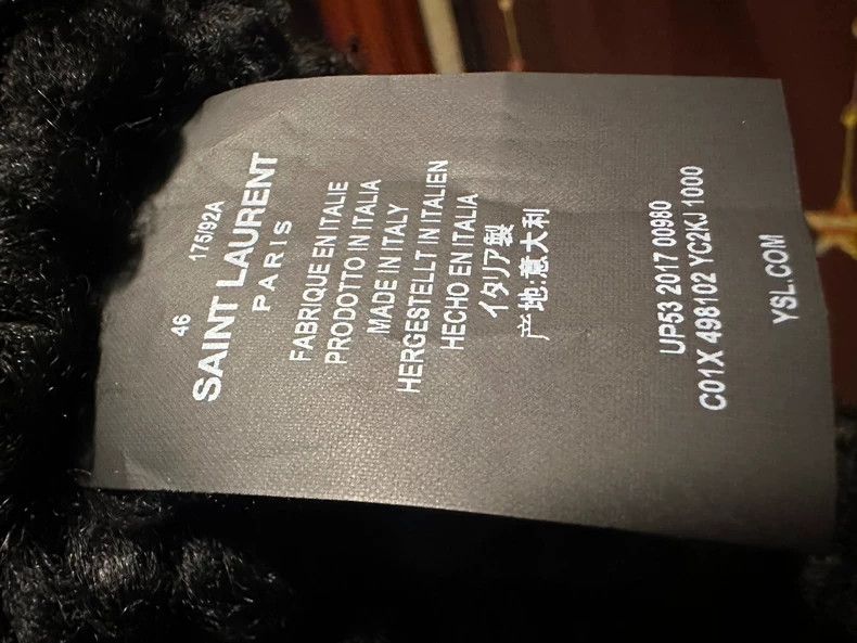 Saint Laurent Paris Saint Laurent Leather Jacket with Fur Collar Size US S / EU 44-46 / 1 - 4 Thumbnail