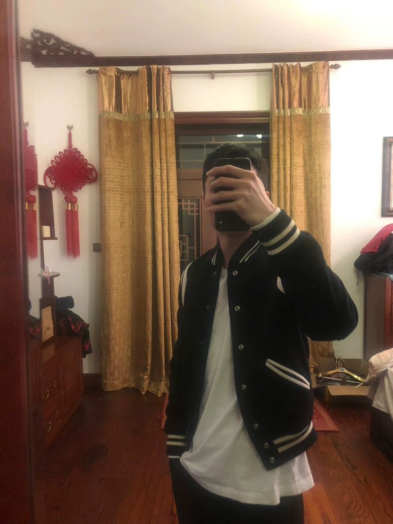 Saint Laurent Paris Saint Laurent Classic Black Baseball Jacket Size US M / EU 48-50 / 2 - 4 Thumbnail