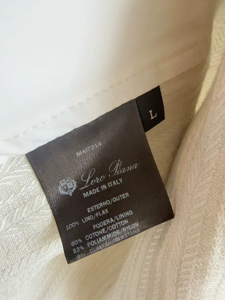Loro Piana Loro Piana Linen Traveler Jacket Size US L / EU 52-54 / 3 - 9 Thumbnail