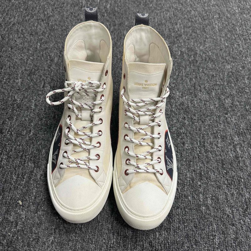 Louis Vuitton Louis Vuitton Tattoo Monogram High-Top Sneakers 0079 Size US 10 / EU 43 - 2 Thumbnail