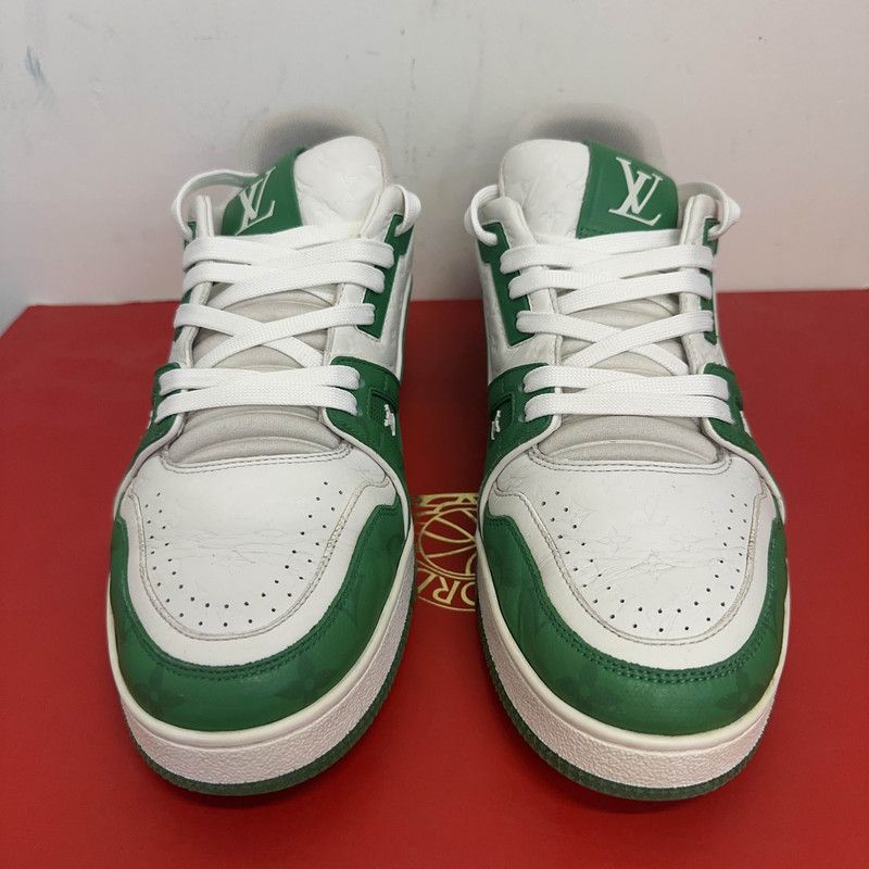 Louis Vuitton Louis Vuitton Trainer Leather Low-Top Fashion Sneakers 0079 Size US 10 / EU 43 - 2 Thumbnail