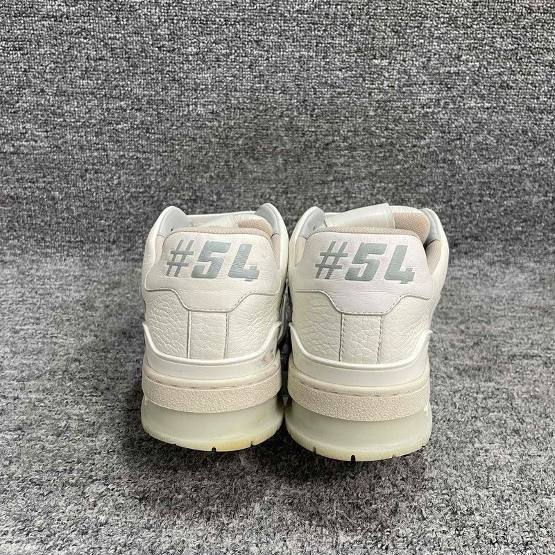 Louis Vuitton Louis Vuitton White Leather Trainer Low-Top Sneakers 0079 Size US 8 / EU 41 - 3 Thumbnail
