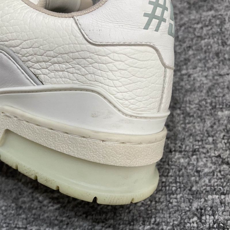 Louis Vuitton Louis Vuitton White Leather Trainer Low-Top Sneakers 0079 Size US 8 / EU 41 - 6 Thumbnail