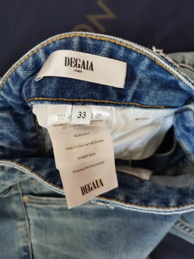 Maison MIHARA YASUHIRO Degaia Distressed Light Wash Jeans Size US 33 - 5 Thumbnail