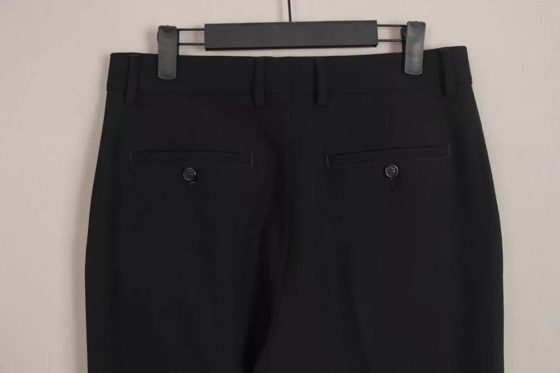 AMI Ami Wool Formal Trousers Black Size US 32 / EU 48 - 4 Thumbnail