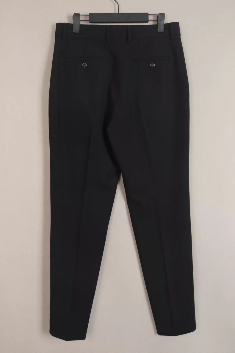 AMI Ami Wool Formal Trousers Black Size US 32 / EU 48 - 3 Thumbnail