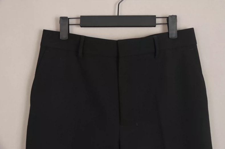 AMI Ami Wool Formal Trousers Black Size US 32 / EU 48 - 2 Thumbnail