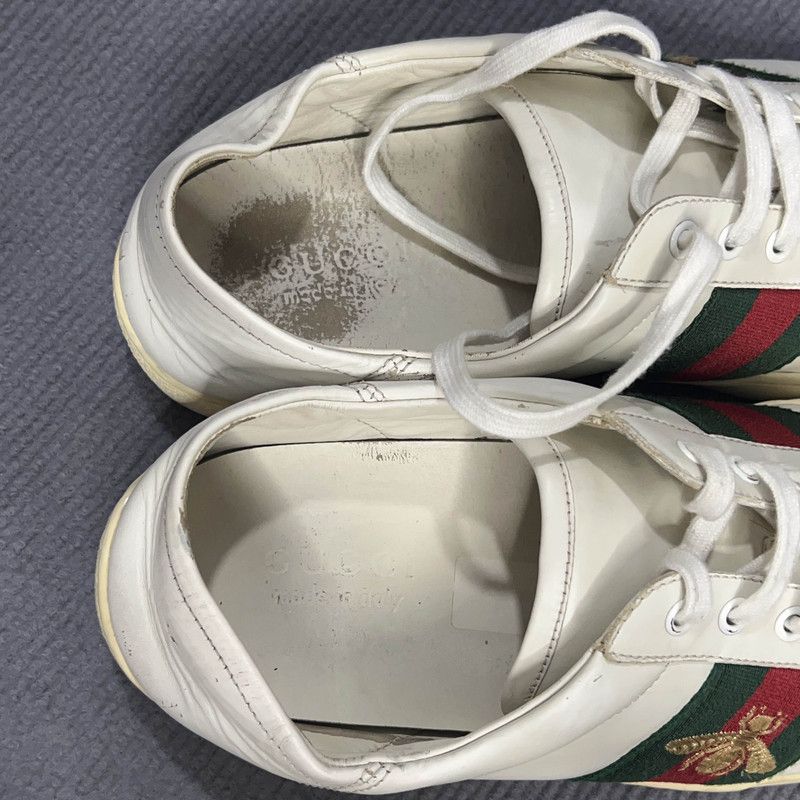 Gucci Gucci Ace Low Top Fashion Sneakers for Men 0079 Size US 10.5 / EU 43-44 - 10 Thumbnail