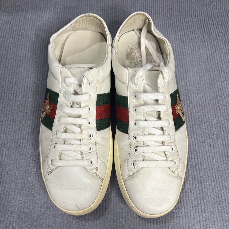 Gucci Gucci Ace Low Top Fashion Sneakers for Men 0079 Size US 10.5 / EU 43-44 - 2 Thumbnail