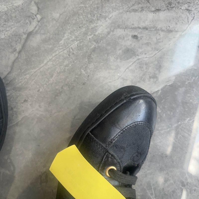 Gucci Gucci High-Top Fashion Sneakers in Black 0079 Size US 5.5 / EU 38 - 6 Thumbnail