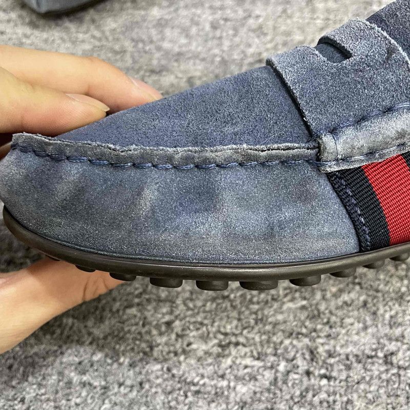 Gucci Gucci Stylish Suede Slip-On Casual Shoes for Men 0079 Size US 8.5 / EU 41-42 - 6 Thumbnail