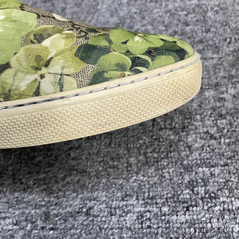 Gucci Gucci Green GG Slip-On Fashion Sneakers 0079 Size US 8.5 / EU 41-42 - 6 Thumbnail